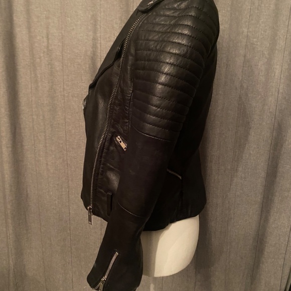 Zara Women’s Faux Leather Jacket XS - Picture 3 of 6